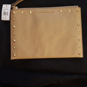 Michael Kors zip clutch